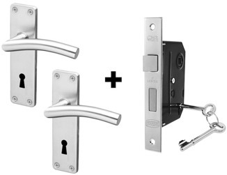 Qs Umea Coupe 2 Lever Locksets