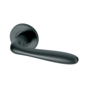 Qs Lamu Matt Black Tube Lever Handle