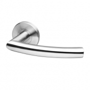 Qs Lulea Stainless Steel Tube Lever Handle
